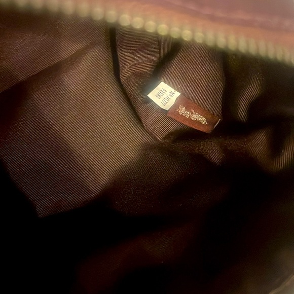 Coach Floral Cosmetic Bag - Burgundy and Pink - Picture 6 of 7